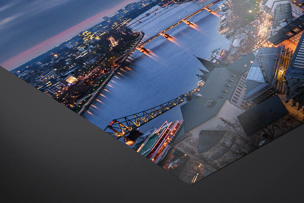 Fine Art Print | Sunset skyline of Frankfurt
