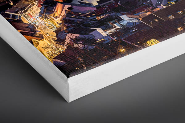 Canvas - Freiburg at night