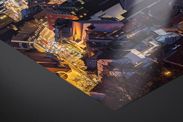 Fine Art Print - Freiburg at night