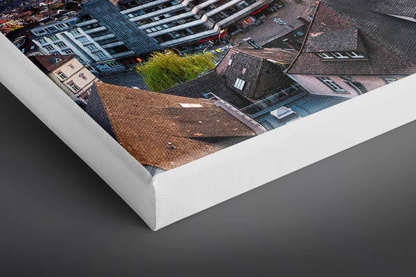 Canvas | Panorama of Freiburg during sunset