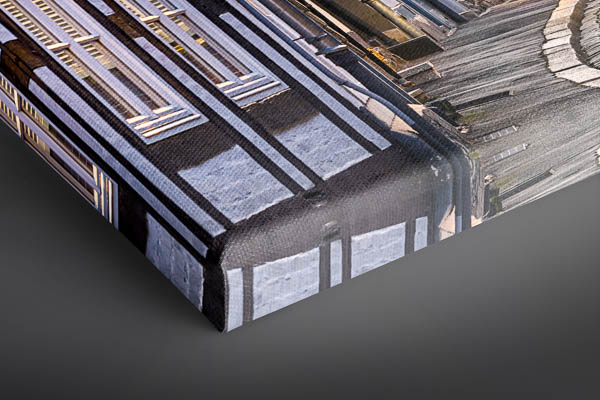 Leinwand | Altstadt von Goslar bei Nacht