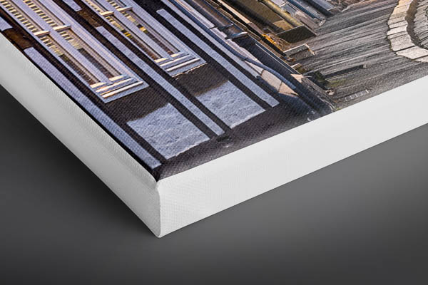 Leinwand | Altstadt von Goslar bei Nacht