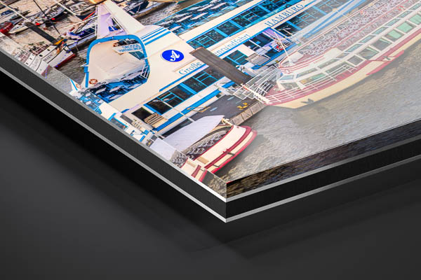 Acrylglas | Sonnenuntergang an der Elbphilharmonie in Hamburg