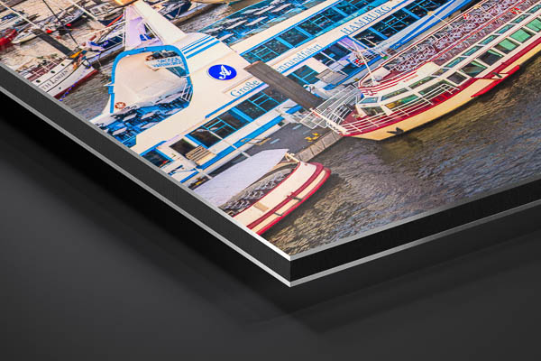 Alu-Dibond | Sonnenuntergang an der Elbphilharmonie in Hamburg