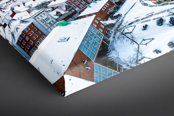 Leinwand | Michel (St. Michaelis Kirche) in Hamburg im Winter
