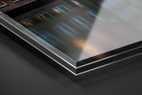 Acrylic Glass | Nikolaifleet in Hamburg during sunset