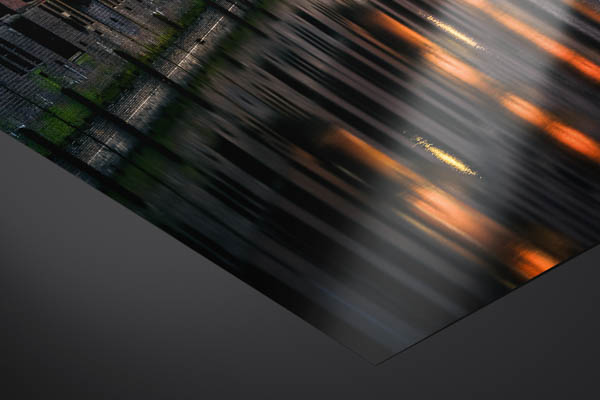 Fine Art Print | Sunset in the Speicherstadt district in Hamburg