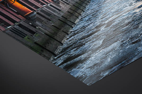Fine Art Print | Speicherstadt in Hamburg on a winter evening
