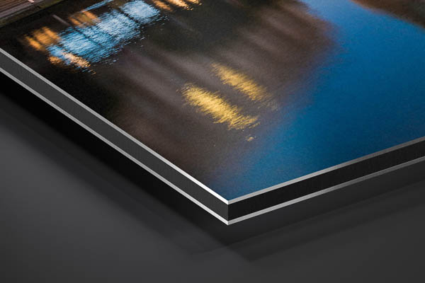 Metal Print | Sunset at the Town Hall in Hamburg