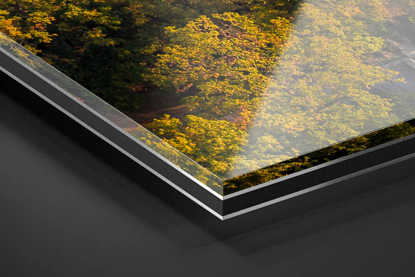 Acrylic Glass - Marienburg Castle on a foggy morning