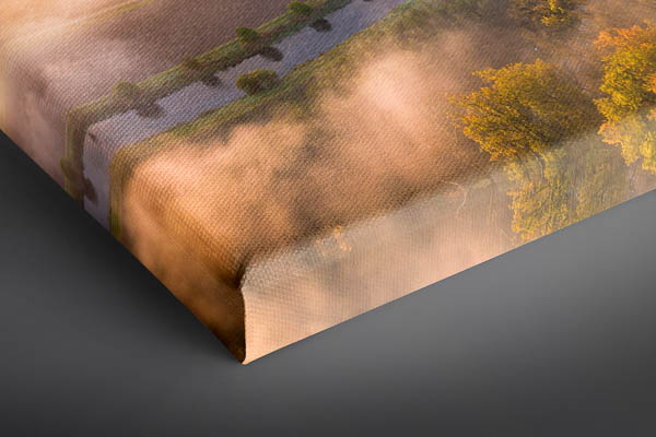 Canvas | Marienburg Castle on a foggy morning