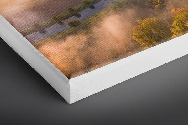Canvas | Marienburg Castle on a foggy morning