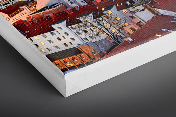 Canvas | Aerial view of the old town of Hannover