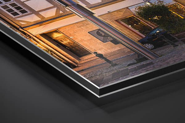 Metal Print | Old town of Hannover at night