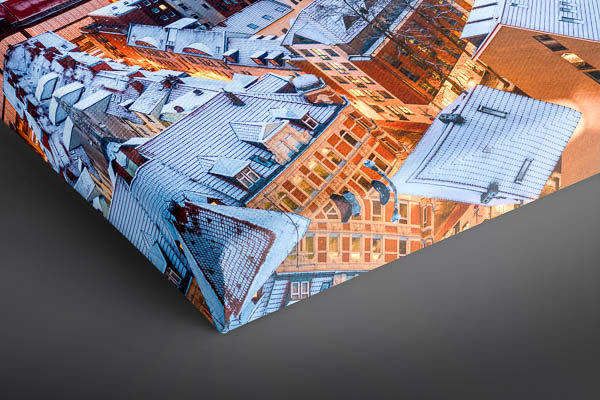 Leinwand | Winterliche Skyline von Hannover