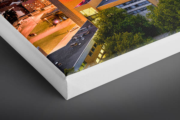 Canvas - Sunset skyline of Hannover