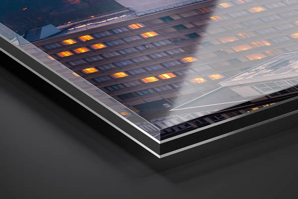 Acrylic Glass - Aerial view of the Town Hall of Hannover