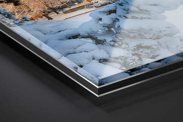 Acrylglas | Rathaus von Hannover im Winter