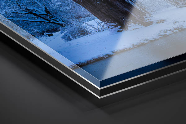 Acrylic Glass | Town Hall of Hannover in winter