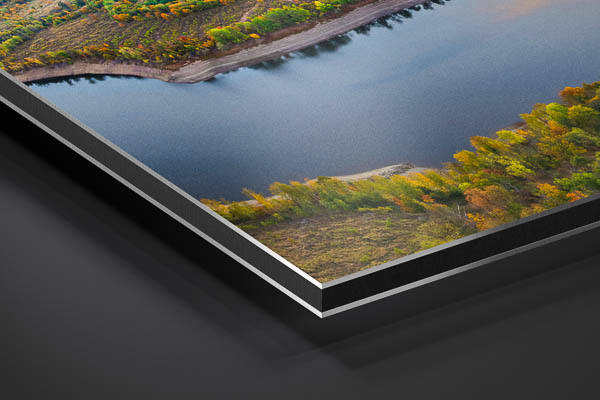 Metal Print | Aerial view of Rotestein in Harz