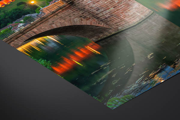 Kunstdruck / Poster | Alte Brücke und Schloss in Heidelberg
