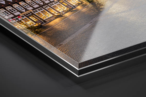 Acrylic Glass | Market square and Town Hall of Hildesheim