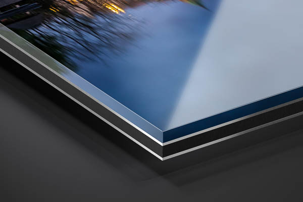 Acrylic Glass | Old town of Lübeck at night