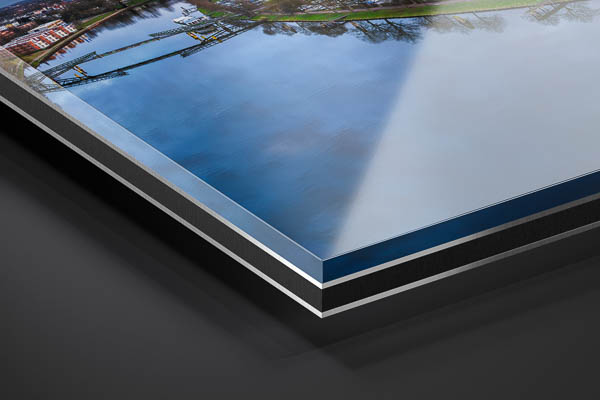 Acrylic Glass | Seven church towers of Lübeck