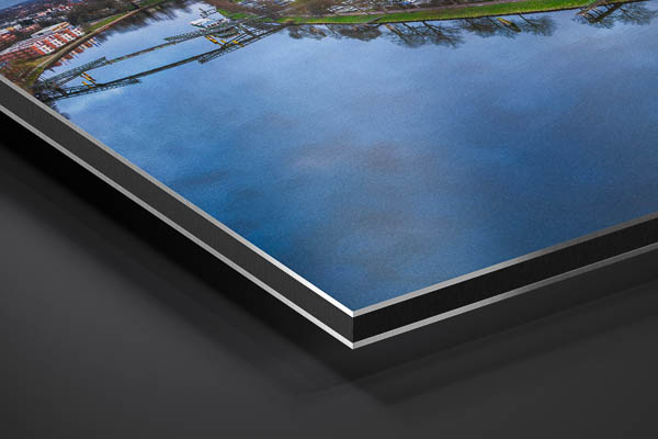 Metal Print | Seven church towers of Lübeck