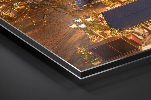Metal Print | Christmas market in Lüneburg