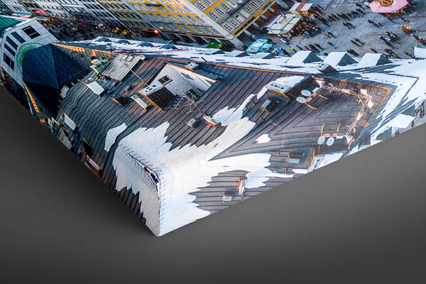 Canvas | Panorama of Marienplatz in Munich