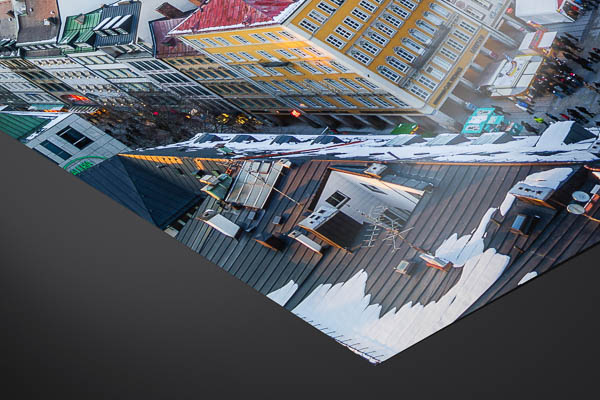 Fine Art Print | Panorama of Marienplatz in Munich