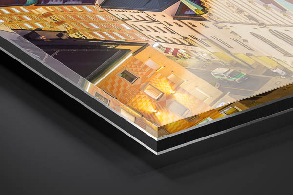 Acrylic Glass | Night skyline of Munich