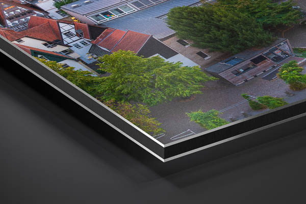 Metal Print | Aerial view of Osnabrück old town