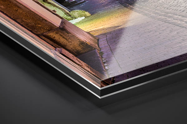 Acrylic Glass | Rothenburg ob der Tauber on a winter night