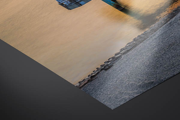 Kunstdruck / Poster | Sonnenaufgang an der Seebrücke Sellin