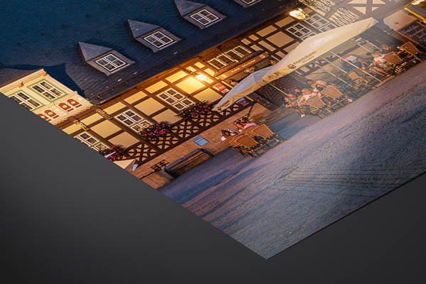 Kunstdruck / Poster | Rathaus von Wernigerode bei Nacht
