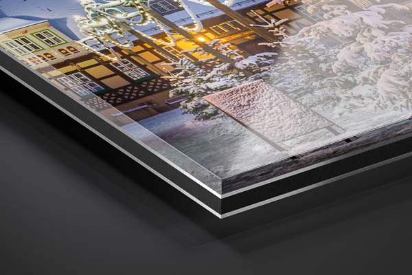 Acrylglas | Rathaus von Wernigerode im Winter