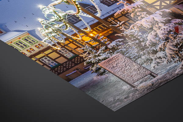 Kunstdruck / Poster | Rathaus von Wernigerode im Winter