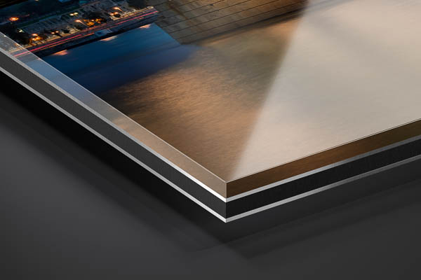 Acrylic Glass | Buda Castle and Chain Bridge in Budapest