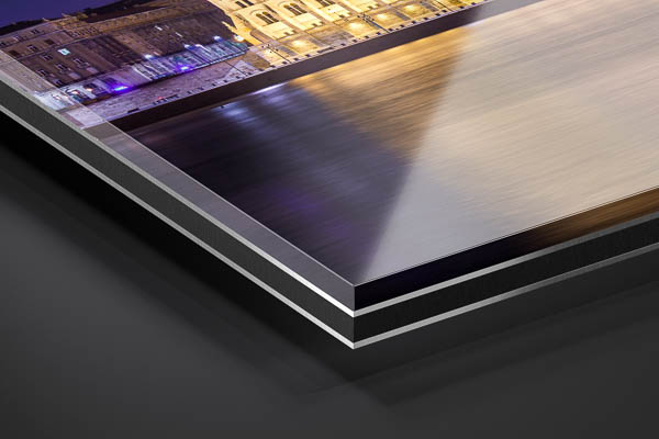 Acrylglas | Parlamentsgebäude in Budapest bei Nacht