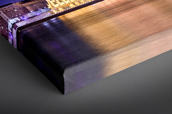 Leinwand | Parlamentsgebäude in Budapest bei Nacht