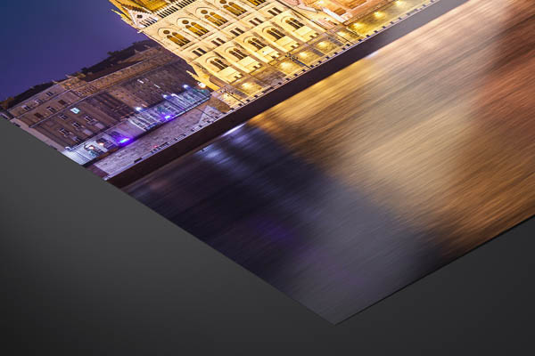 Kunstdruck / Poster | Parlamentsgebäude in Budapest bei Nacht