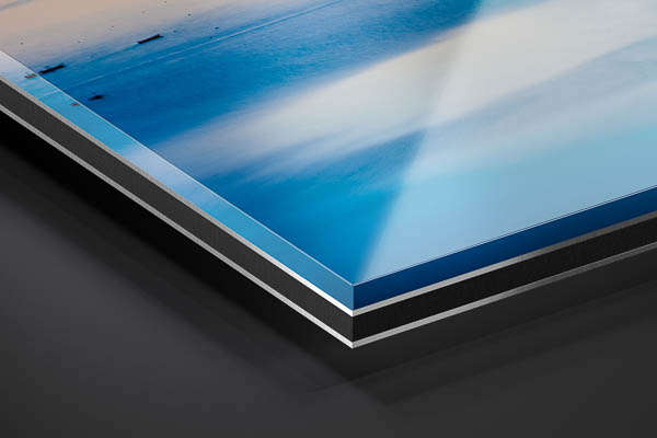 Acrylic Glass | Sunset in Positano at the Amalfi Coast