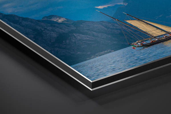 Metal Print - Panorama of Malcesine on the Lake Garda
