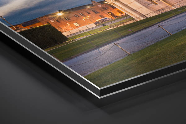 Metal Print | Leaning Tower of Pisa at night