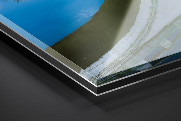 Acrylic Glass - Bridge and castle Sant Angelo in Rome
