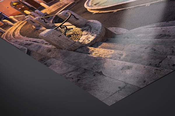 Kunstdruck / Poster | Trevi-Brunnen in Rom bei Nacht