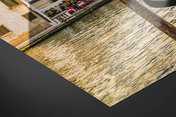 Fine Art Print | Gondola at the Rialto bridge in Venice