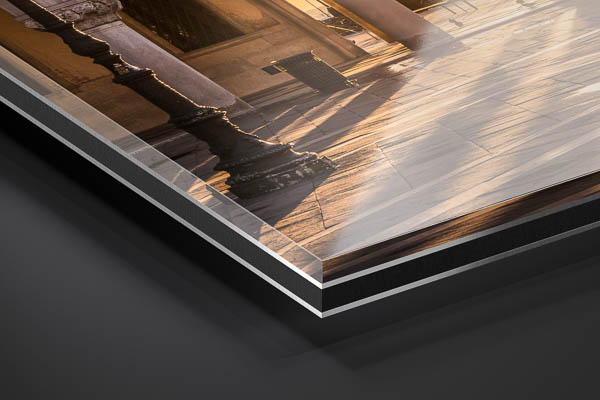 Acrylic Glass - Sunrise at the San Marco square in Venice